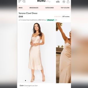 Show Me Your Mumu Bridesmaid Dress size XS